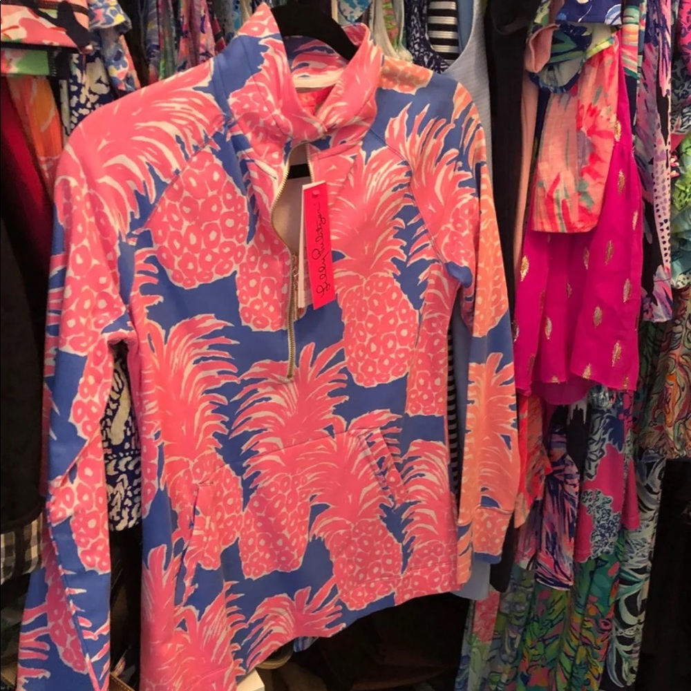New Lilly Pulitzer popover little flamenco xs